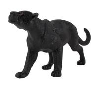 Vestamore Figurine panthère Noire réaliste 25 cm, modèle d'animal Sauvage en PVC Solide, Sculpture détaillée de Grand félin, Jouet éducatif pour Zoo, décoration Moderne pour collectionneurs