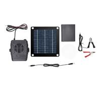 Vestamore Kit de panneau solaire 20 W avec chauffage, boîte à piles, léger et portable, panneau en silicone économe en énergie, réchauffeur d'hiver pour serre, voiture et niche pour animaux