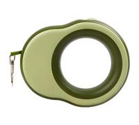 Vestamore Laisse rétractable pour chien avec lumière LED, 16,5 x 14 cm, utilisation à une main, nœud libre à 180°, ceinture, fournitures de promenade nocturne pour animaux de compagnie