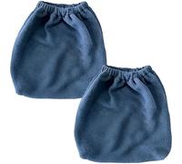 Vestamore Lot de 2 sacs d'étriers en peluche pour cheval - Housses en fer équin bleu de 20 cm - Repose-pieds épais résistant aux rayures avec cordon de serrage élastique