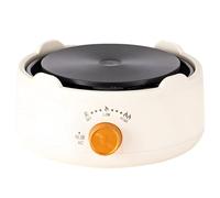 Vestamore Mini théière électrique pour bouilloire en verre et céramique, 110 V 500 W, multifonctionnel, blanc