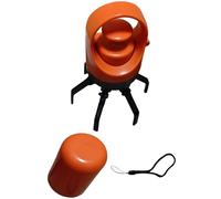 Vestamore Ramasse-déjections canines avec support de sac, orange à six griffes, capture hygiénique à 60 degrés, ouverture à ressort, mâchoires renforcées pour un ramassage sûr, compact et portable