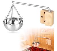 Vestamore Support d'huiles essentielles de sauna avec bras oscillant, bol diffuseur d'aromathérapie pour spa et salles de sauna