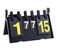 Vestamore Tableau de Score Portable 11,3 x 8,3 x 8,3 Pouces, afficheur à Volets Double Face, Scores de 0 à 35 et Manches de 0 à 7, pour Basketball, Volleyball, Badminton et Tennis de Table