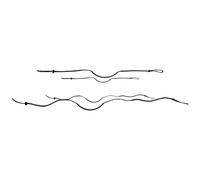 Vestamore Uhmwpe Lot de 2 cordes d'échelle de chasse réglables en fibre de polyéthylène résistante à l'usure avec tube flexible pour plus de stabilité, capacité de charge de 800 kg