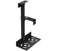 Vestamore Verstellbarer PC-Tower-Unterbaufuß für den Schreibtisch, Computergehäuse-Halterung, Höhe 100 BIS 470 mm, Breite 130 BIS 215 mm, BIS zu 30 kg, hängende Befestigung, Schwarz