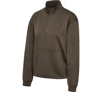 Hummel Yoga Soft Half Zip Sweatshirt Marron M Femme