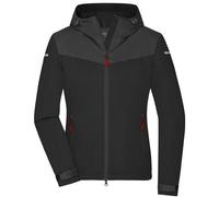 Veste 4 Saisons Softshell - Femme - Jn1179 - Noir Et Carbone Et Rouge