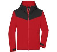 Veste 4 Saisons Softshell - Homme - Jn1180 - Rouge Et Noir