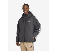 adidas Homme Essentials CLIMAWARM 3 Stripes Insulated Hooded Jackets, black, L