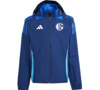 Veste à capuche adidas FC Schalke 04 all-weather jacket kids dark blue 4064179409336 taille S(135-140cm) EU