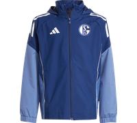 Veste à capuche adidas FC Schalke 04 Rain Jacket Kids 4064179661086 taille M(147-152cm) EU