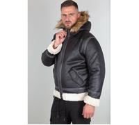 Alpha Industries B3 FL Hooded Veste, noir, taille S