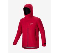 Veste à capuche Alpinestars A-Dura Elite Rain rouge - S