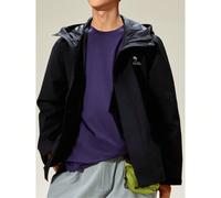 Veste à capuche ample, décontractée, coupe-vent et imperméable pour hommes, printemps/été Durable : Ce manteau est fabriqué dans un tissu robuste et résistant à l'usure, qui ne s'use pas facilement.Ex