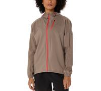 ASICS Fujitrail Elite Waterproof Jacket Taupe Grey femmes size L