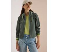 Veste à capuche aux textures variées