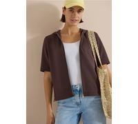 Veste à capuche avec cordons de serrage latéraux