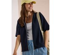 Cecil 3230390 Veste à Capuche pour Femme avec Cordons latéraux (Lot de 1), Bleu Universel, S