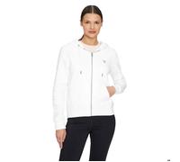 Guess - Sweat Mini Triangle Blanc Coton - Femme - Sweatshirts et sweats à capuche - Blanc - Taille: 42 FR