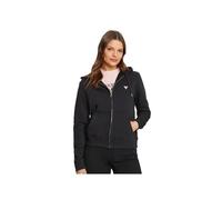 GUESS JEANS Veste de survêtement noir, Taille XS