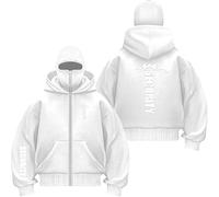 Veste à Capuche Balaclava Pour Homme S.ec.uri.ty Sweats à Manches Longues