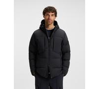 Veste à capuche BOSS Green Riplite Puffer bleu foncé - M