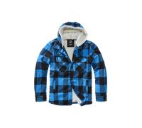 Brandit Lumberjack Winter, Sweat à capuche zippé S Noir/Bleu Noir/Bleu