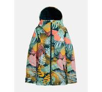 Veste à capuche Burton Hillslope verte multicolore pour enfant - XL