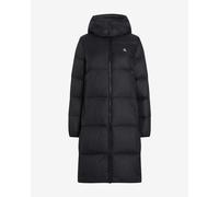 Veste à capuche Calvin Klein Down Long Puffer noir pur femme - S