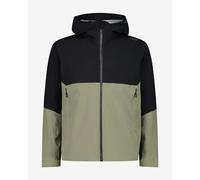 Veste à capuche CMP Fix Hood Regular noir pur vert kaki - 54
