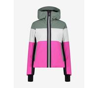 Veste à capuche CMP Fix Hood Twill rose fuchsia blanc femme - XS