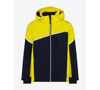 Veste à capuche CMP Twill Ski jaune noir garçon - 6