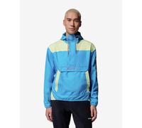 Veste à capuche Columbia Challenger II Windbreaker bleu ciel vert citron - XL