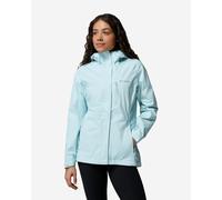 Columbia Veste Pouring Adventure 3 pour femme, veste de pluie imperméable, bleu marine, taille L