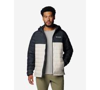 Veste à capuche Columbia Powder Lite II gris foncé blanc - S