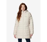 Veste à capuche Columbia Powder Lite II Mid blanc beige femme - S
