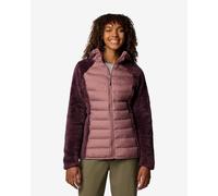 Veste à capuche Columbia Powder Lite II Sherpa Hybrid violet femme - S