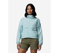 Veste à capuche Columbia Spire Valley Cropped Windbreaker bleu ciel femme - XS