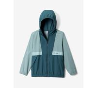 Veste à capuche Columbia Spire Valley Windbreaker vert pâle garçon - S