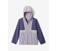 Columbia - Veste de randonnée coupe-vent - Spire Valley Windbreaker Stormwatch Lavender Pearl Citron Haze en Nylon - Taille Enfant 120,5-128 cm - Violet 120,5-128 cm