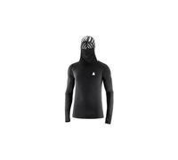 Veste a capuche compressport 3d thermo ironman dazzle noir homme