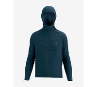 Veste à capuche Compressport Tempest Waterproof bleu pâle - S