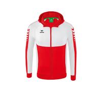 Erima Mixte enfant Six Wings capuche, Rouge/Blanc, 164 EU
