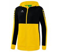 Veste à capuche d'entraînement femme Erima Six Wings Jaune 36