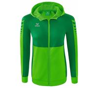 Erima Veste d'entraînement à capuche Femme Six Wings Vert Taille 44