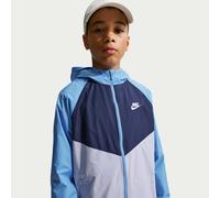 Veste à capuche déperlante Nike Windrunner pour ado University Blue/Ghost/Midnight Navy/Blanc XL