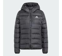 Adidas Essentials Light Down Hooded Jacket Womens Noir 14 (L) Female