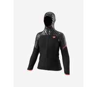 Veste à capuche Dynafit Trail Reflective Wind noir intense femme - L
