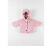 Veste à capuche en Groloudoux®, rose poudré 9M